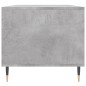 vidaXL Mesa de centro madera contrachapada gris hormigón 90x49x45 cm