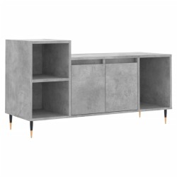 vidaXL Mueble para TV madera contrachapada gris hormigón 100x35x55 cm