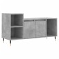 vidaXL Mueble para TV madera contrachapada gris hormigón 100x35x55 cm
