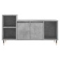 vidaXL Mueble para TV madera contrachapada gris hormigón 100x35x55 cm