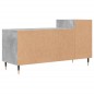 vidaXL Mueble para TV madera contrachapada gris hormigón 100x35x55 cm