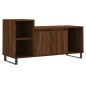 vidaXL Mueble para TV madera contrachapada marrón roble 100x35x55 cm