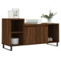 vidaXL Mueble para TV madera contrachapada marrón roble 100x35x55 cm