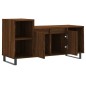 vidaXL Mueble para TV madera contrachapada marrón roble 100x35x55 cm