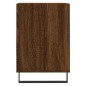 vidaXL Mueble para TV madera contrachapada marrón roble 100x35x55 cm