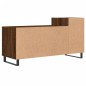 vidaXL Mueble para TV madera contrachapada marrón roble 100x35x55 cm