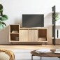 vidaXL Mueble para TV madera contrachapada roble Sonoma 100x35x55 cm vidaXL Mueble para TV madera contrachapada roble Sonoma 100x35x55 cm