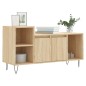 vidaXL Mueble para TV madera contrachapada roble Sonoma 100x35x55 cm vidaXL Mueble para TV madera contrachapada roble Sonoma 100x35x55 cm