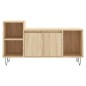 vidaXL Mueble para TV madera contrachapada roble Sonoma 100x35x55 cm vidaXL Mueble para TV madera contrachapada roble Sonoma 100x35x55 cm