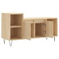 vidaXL Mueble para TV madera contrachapada roble Sonoma 100x35x55 cm vidaXL Mueble para TV madera contrachapada roble Sonoma 100x35x55 cm