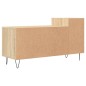 vidaXL Mueble para TV madera contrachapada roble Sonoma 100x35x55 cm vidaXL Mueble para TV madera contrachapada roble Sonoma 100x35x55 cm