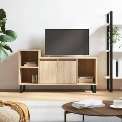 vidaXL Mueble para TV madera contrachapada roble Sonoma 100x35x55 cm