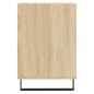 vidaXL Mueble para TV madera contrachapada roble Sonoma 100x35x55 cm