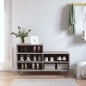vidaXL Mueble zapatero madera contrachapada gris Sonoma 102x36x60 cm vidaXL Mueble zapatero madera contrachapada gris Sonoma 102x36x60 cm