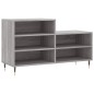 vidaXL Mueble zapatero madera contrachapada gris Sonoma 102x36x60 cm vidaXL Mueble zapatero madera contrachapada gris Sonoma 102x36x60 cm