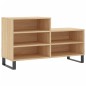 vidaXL Mueble zapatero madera contrachapada roble Sonoma 102x36x60 cm