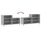 vidaXL Mueble zapatero madera contrachapada gris hormigón 102x36x60 cm vidaXL Mueble zapatero madera contrachapada gris hormigón 102x36x60 cm