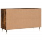 vidaXL Mueble zapatero madera contrachapada roble ahumado 102x36x60 cm vidaXL Mueble zapatero madera contrachapada roble ahumado 102x36x60 cm