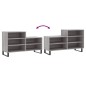 vidaXL Mueble zapatero madera contrachapada gris Sonoma 102x36x60 cm vidaXL Mueble zapatero madera contrachapada gris Sonoma 102x36x60 cm
