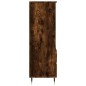 vidaXL Aparador alto madera contrachapada roble ahumado 40x36x110 cm vidaXL Aparador alto madera contrachapada roble ahumado 40x36x110 cm