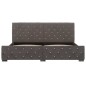 vidaXL Estructura de cama de terciopelo gris 180x200 cm vidaXL Estructura de cama de terciopelo gris 180x200 cm