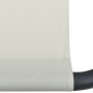 vidaXL Tumbona doble de jardín con toldo y cojines blanco crema vidaXL Tumbona doble de jardín con toldo y cojines blanco crema