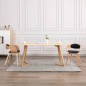 vidaXL Sillas de comedor 2 unidades madera curvada y cuero sintético vidaXL Sillas de comedor 2 unidades madera curvada y cuero sintético