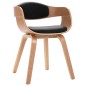 vidaXL Sillas de comedor 2 unidades madera curvada y cuero sintético vidaXL Sillas de comedor 2 unidades madera curvada y cuero sintético