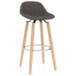 vidaXL Taburetes de cocina 2 unidades tela gris oscuro vidaXL Taburetes de cocina 2 unidades tela gris oscuro