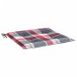 vidaXL Cojines de silla de jardín 4 uds tela a cuadros rojo 40x40x3 cm vidaXL Cojines de silla de jardín 4 uds tela a cuadros rojo 40x40x3 cm