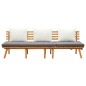 vidaXL Sofá de jardín madera de acacia maciza 200x65 cm vidaXL Sofá de jardín madera de acacia maciza 200x65 cm