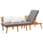 vidaXL Sofá de jardín madera de acacia maciza 200x65 cm vidaXL Sofá de jardín madera de acacia maciza 200x65 cm