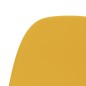 vidaXL Sillas de comedor giratorias 2 uds terciopelo amarillo mostaza
