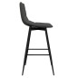 vidaXL Taburete de cocina de terciopelo gris oscuro vidaXL Taburete de cocina de terciopelo gris oscuro