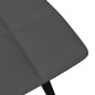 vidaXL Taburete de cocina de terciopelo gris oscuro vidaXL Taburete de cocina de terciopelo gris oscuro