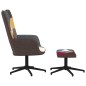 vidaXL Silla de relajación con reposapiés tela patchwork vidaXL Silla de relajación con reposapiés tela patchwork