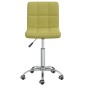 vidaXL Sillas de comedor giratorias 2 unidades tela verde vidaXL Sillas de comedor giratorias 2 unidades tela verde
