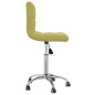 vidaXL Sillas de comedor giratorias 2 unidades tela verde vidaXL Sillas de comedor giratorias 2 unidades tela verde