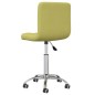 vidaXL Sillas de comedor giratorias 2 unidades tela verde vidaXL Sillas de comedor giratorias 2 unidades tela verde