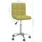 vidaXL Sillas de comedor giratorias 2 unidades tela verde vidaXL Sillas de comedor giratorias 2 unidades tela verde