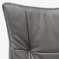vidaXL Silla de oficina de masaje de cuero sintético gris antracita