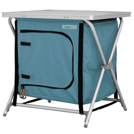 Eurotrail Armario de camping Rieux azul 60x50x60 cm