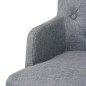 vidaXL Taburetes de cocina 2 unidades tela gris claro vidaXL Taburetes de cocina 2 unidades tela gris claro