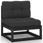vidaXL Juego de muebles de jardín 7 pzas y cojines madera pino maciza vidaXL Juego de muebles de jardín 7 pzas y cojines madera pino maciza