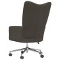 vidaXL Silla de relajación de terciopelo gris oscuro