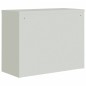 vidaXL Armario archivador acero gris claro y gris oscuro 90x40x70 cm