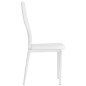 vidaXL Sillas de comedor 2 unidades cuero sintético blanco vidaXL Sillas de comedor 2 unidades cuero sintético blanco