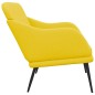 vidaXL Banco de tela amarillo claro 110x76x80 cm vidaXL Banco de tela amarillo claro 110x76x80 cm
