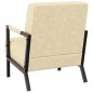 vidaXL Sillón de cuero sintético color crema vidaXL Sillón de cuero sintético color crema