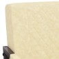 vidaXL Sillón de cuero sintético color crema vidaXL Sillón de cuero sintético color crema